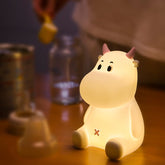 Silica Gel Lamp Bedroom Bedside Pat USB